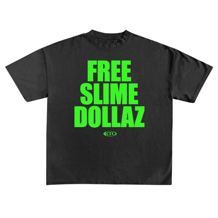 FREE SLIME DOLLAZ CAMPAIGN LOGO T-SHIRT