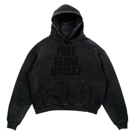 FREE SLIME DOLLAZ CAPMPAIGN LOGO PULLOVER HOODIE