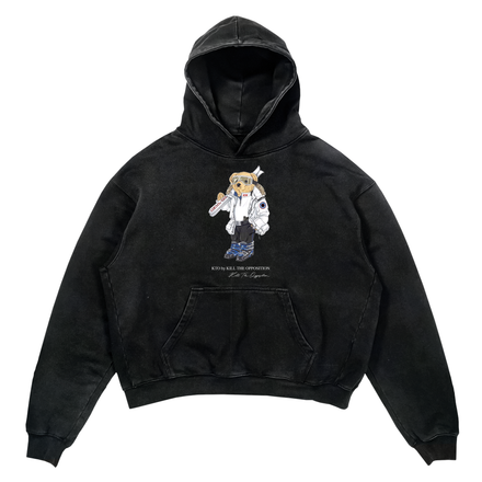 SEASON THREE KTO BEAR LOGO PULLOVER HOODIE