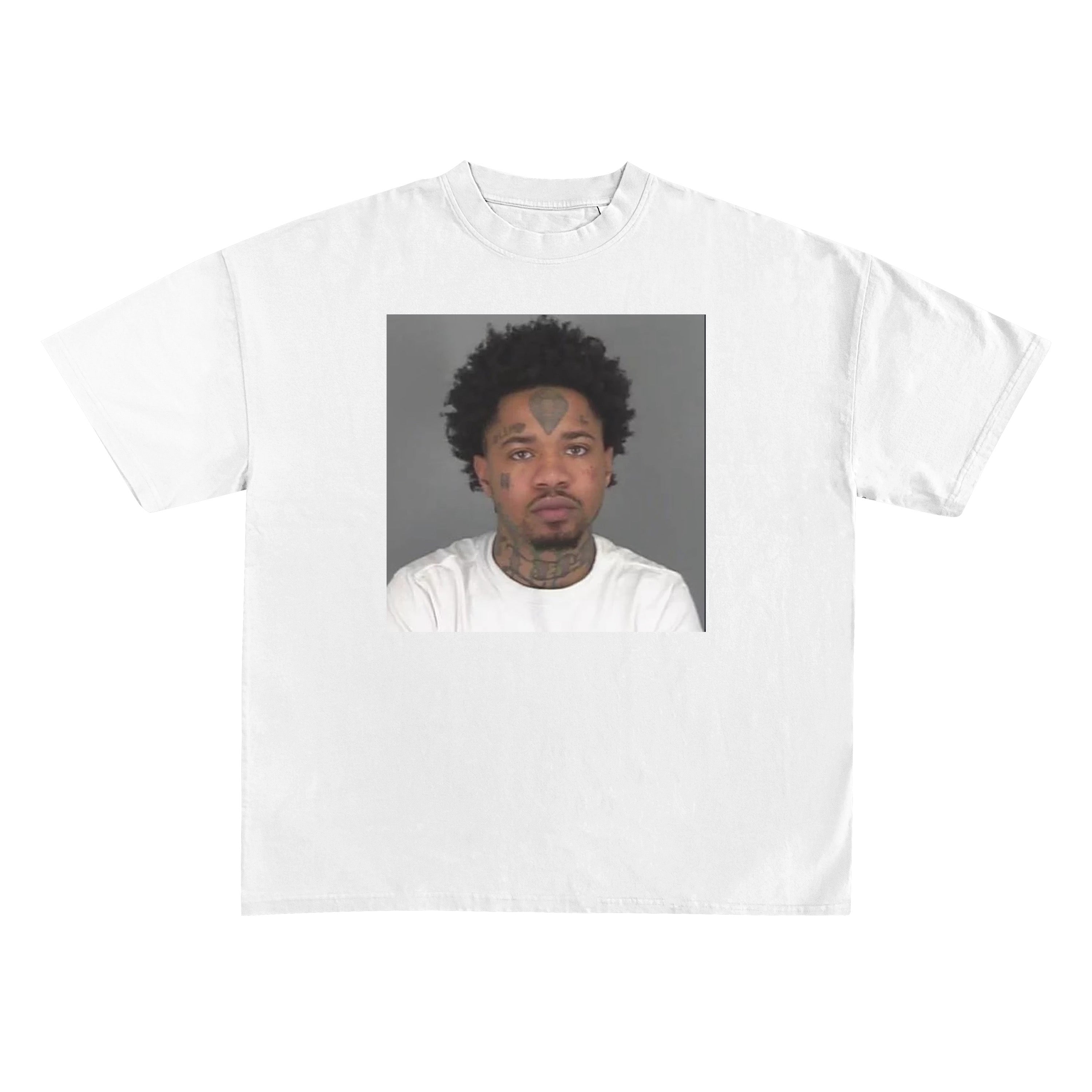 MUGSHOT LOGO T-SHIRT (WHITE)